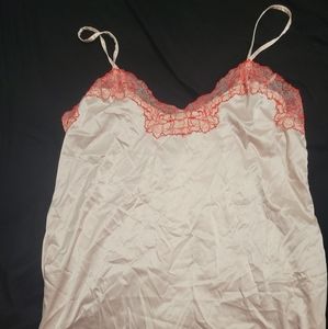 Light pink satin slip